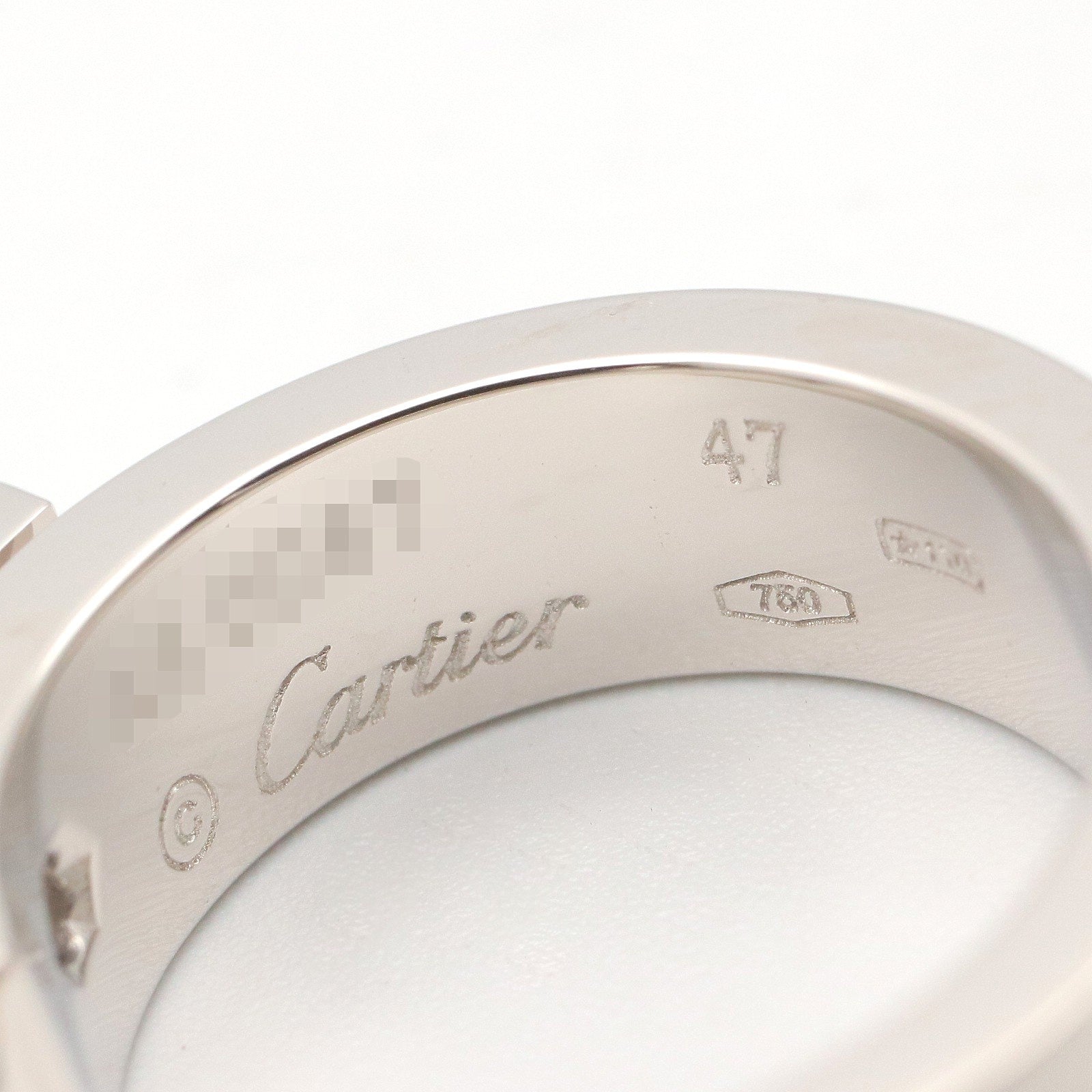 アニバーサリー 1PD リング リング 指輪 K18WG ダイヤモンド クリア ホワイトゴールド カルティエ アクセサリー Cartier