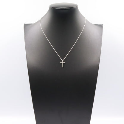 クロス 1PD ネックレス ネックレス K18WG ダイヤモンド ホワイトゴールド クリア ティファニー アクセサリー TIFFANY & Co.