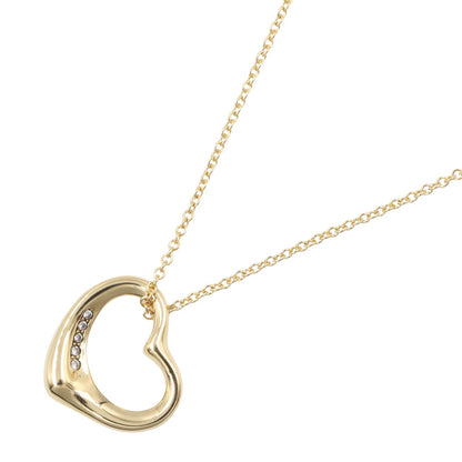 オープンハート ネックレス 5PD ネックレス K18YG ダイヤモンド イエローゴールド クリア ティファニー アクセサリー TIFFANY & Co.