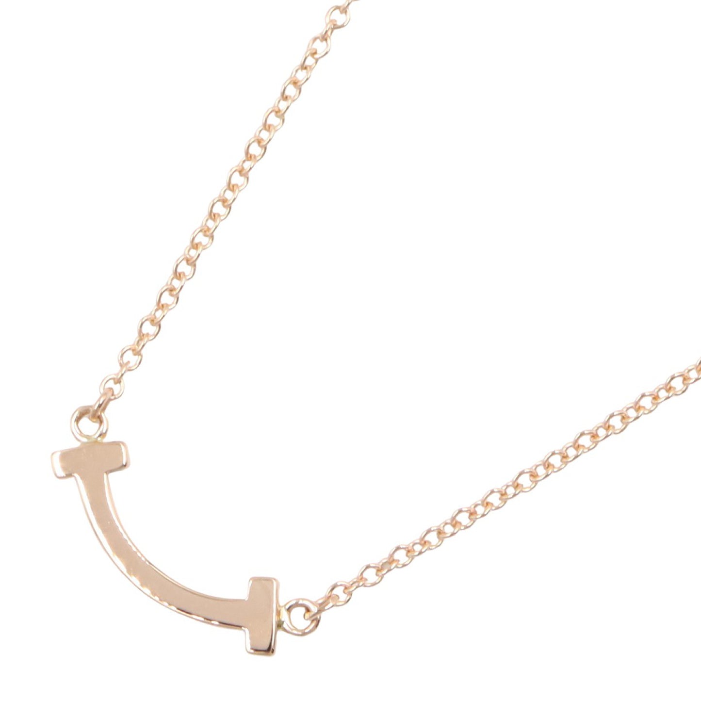 Tスマイル ミニ ネックレス ネックレス K18PG ピンクゴールド ティファニー アクセサリー TIFFANY & Co.