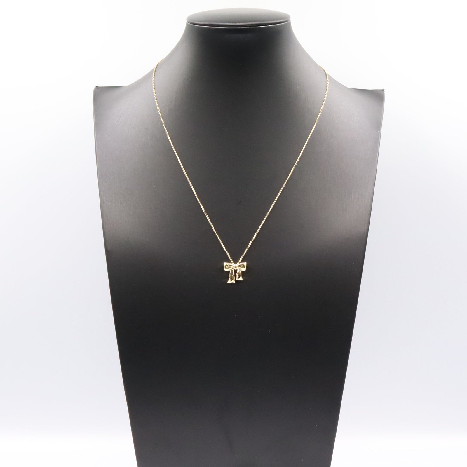 ブルー ボックスボウ ネックレス ネックレス K18YG イエローゴールド ティファニー アクセサリー TIFFANY & Co.