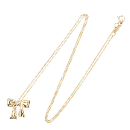 ブルー ボックスボウ ネックレス ネックレス K18YG イエローゴールド ティファニー アクセサリー TIFFANY & Co.