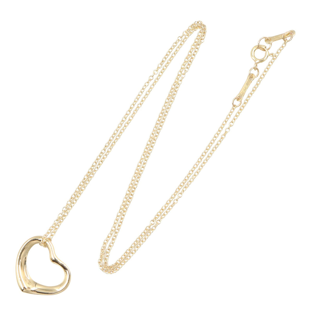 オープンハート ネックレス ネックレス K18YG イエローゴールド ティファニー アクセサリー TIFFANY & Co.