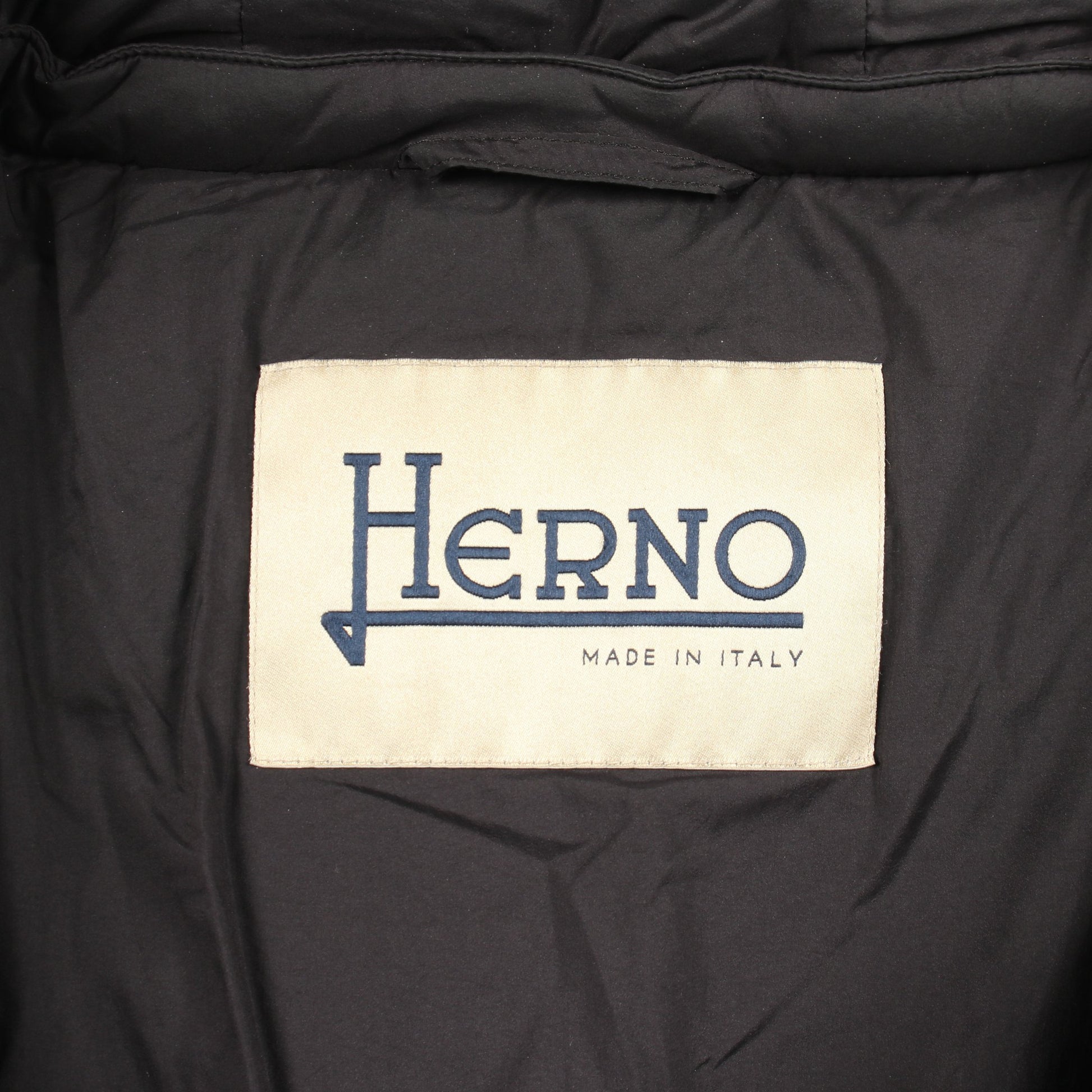 切替 ダウンコート ウール ナイロン ブラック ヘルノ アウター HERNO
