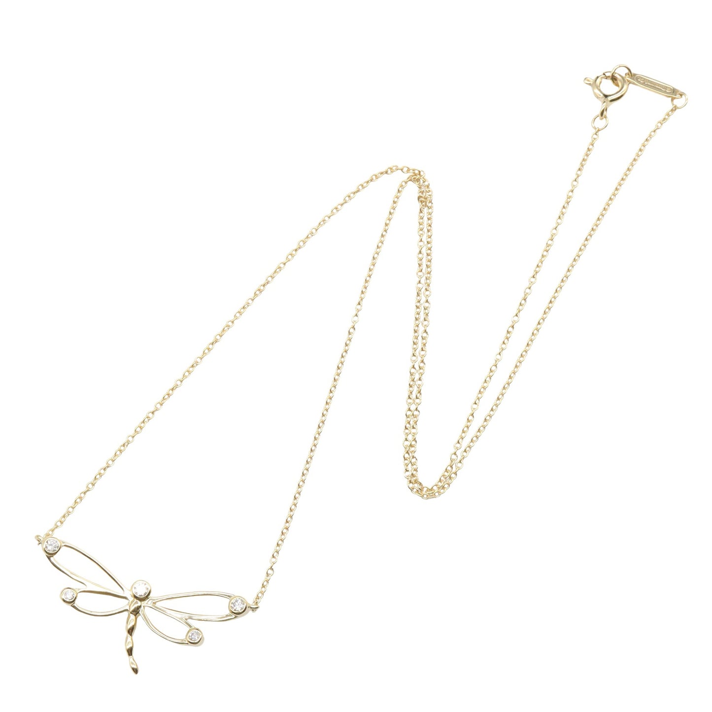 ドランゴンフライ ネックレス 5PD ネックレス K18YG ダイヤモンド イエローゴールド クリア ティファニー アクセサリー TIFFANY & Co.