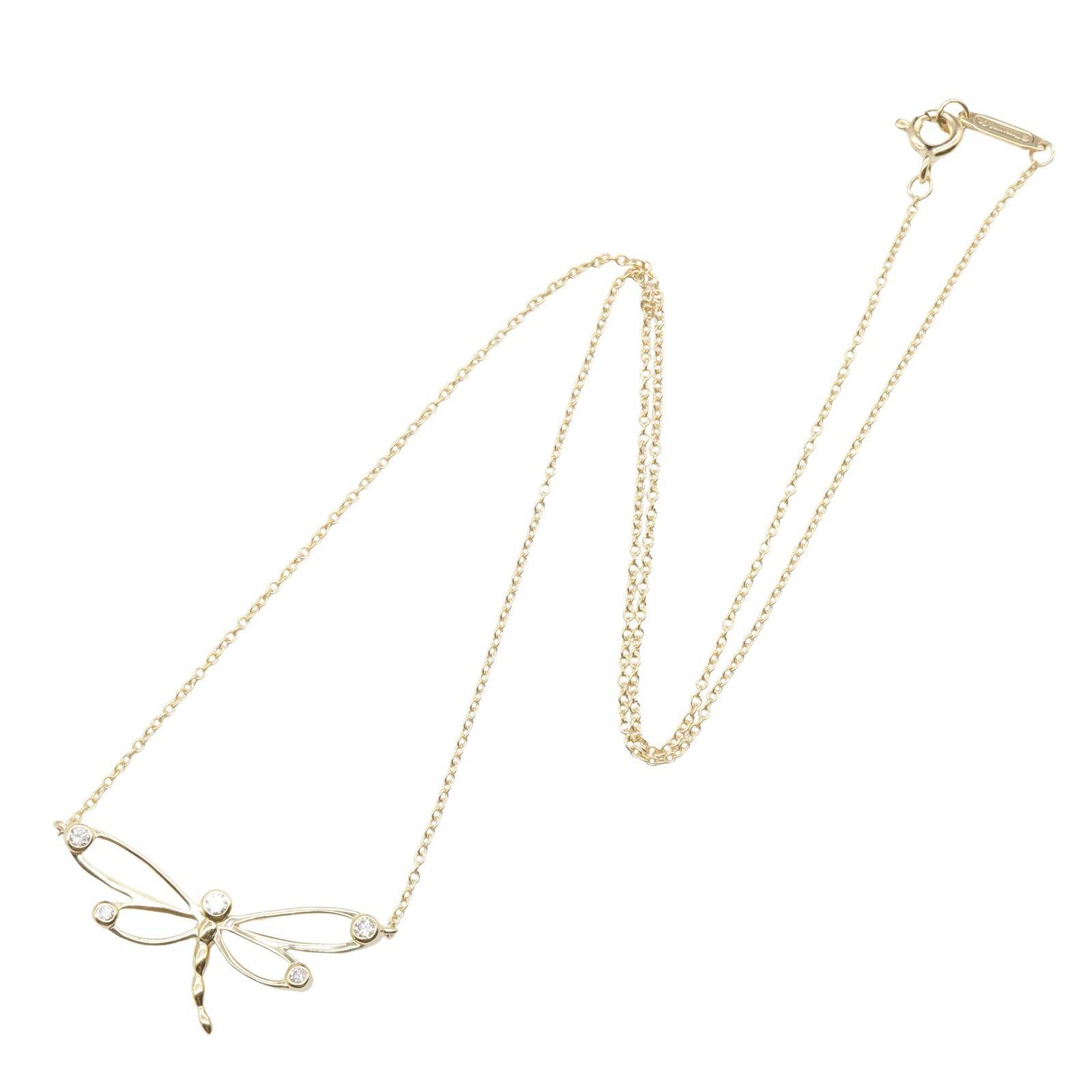 ドランゴンフライ ネックレス 5PD ネックレス K18YG ダイヤモンド イエローゴールド クリア ティファニー アクセサリー TIFFANY & Co.