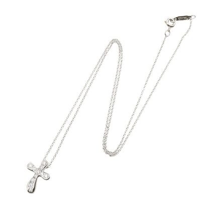 ドッツクロス ダイヤ ネックレス ネックレス PT950 ダイヤモンド プラチナ クリア ティファニー アクセサリー TIFFANY & Co.
