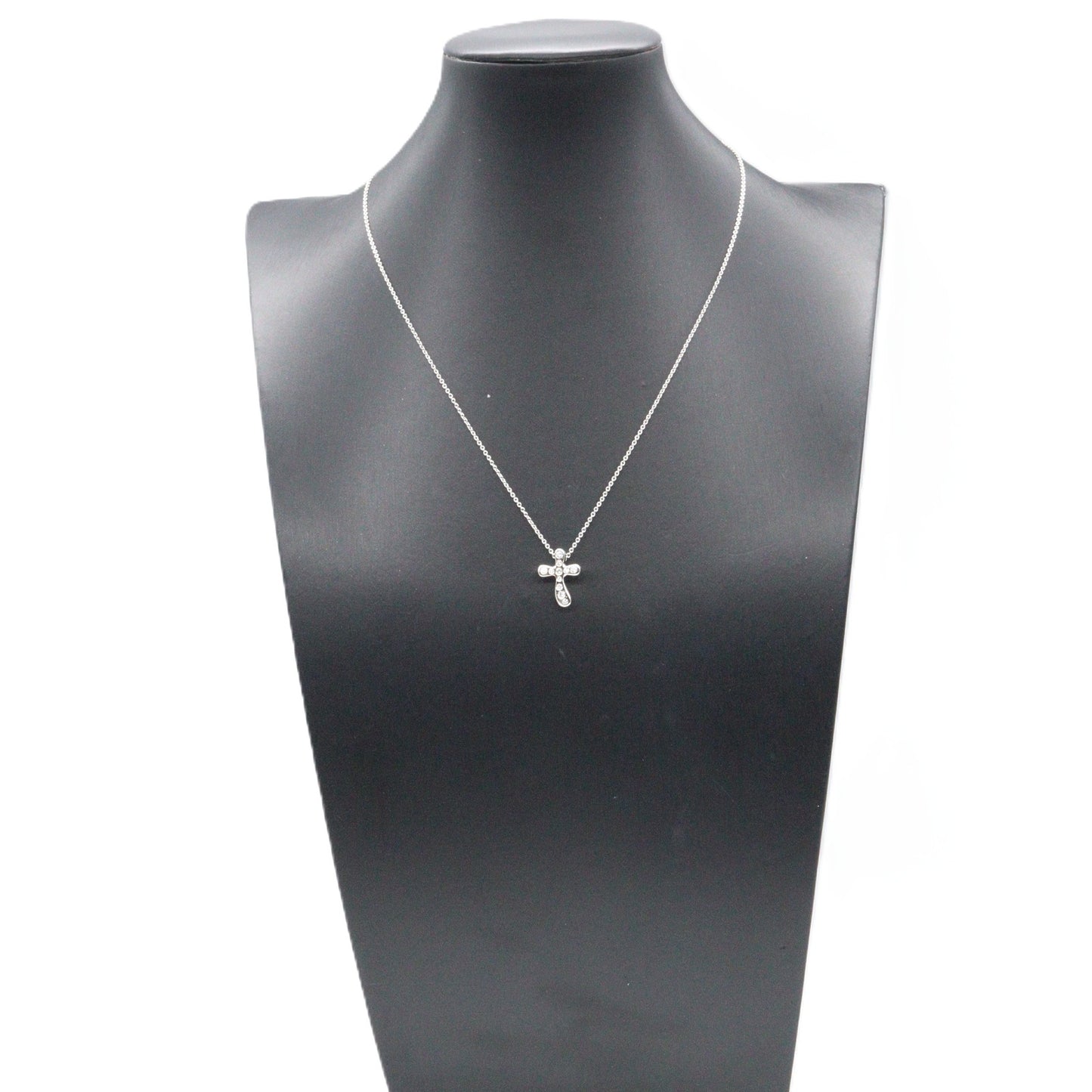 ドッツクロス ダイヤ ネックレス ネックレス PT950 ダイヤモンド プラチナ クリア ティファニー アクセサリー TIFFANY & Co.