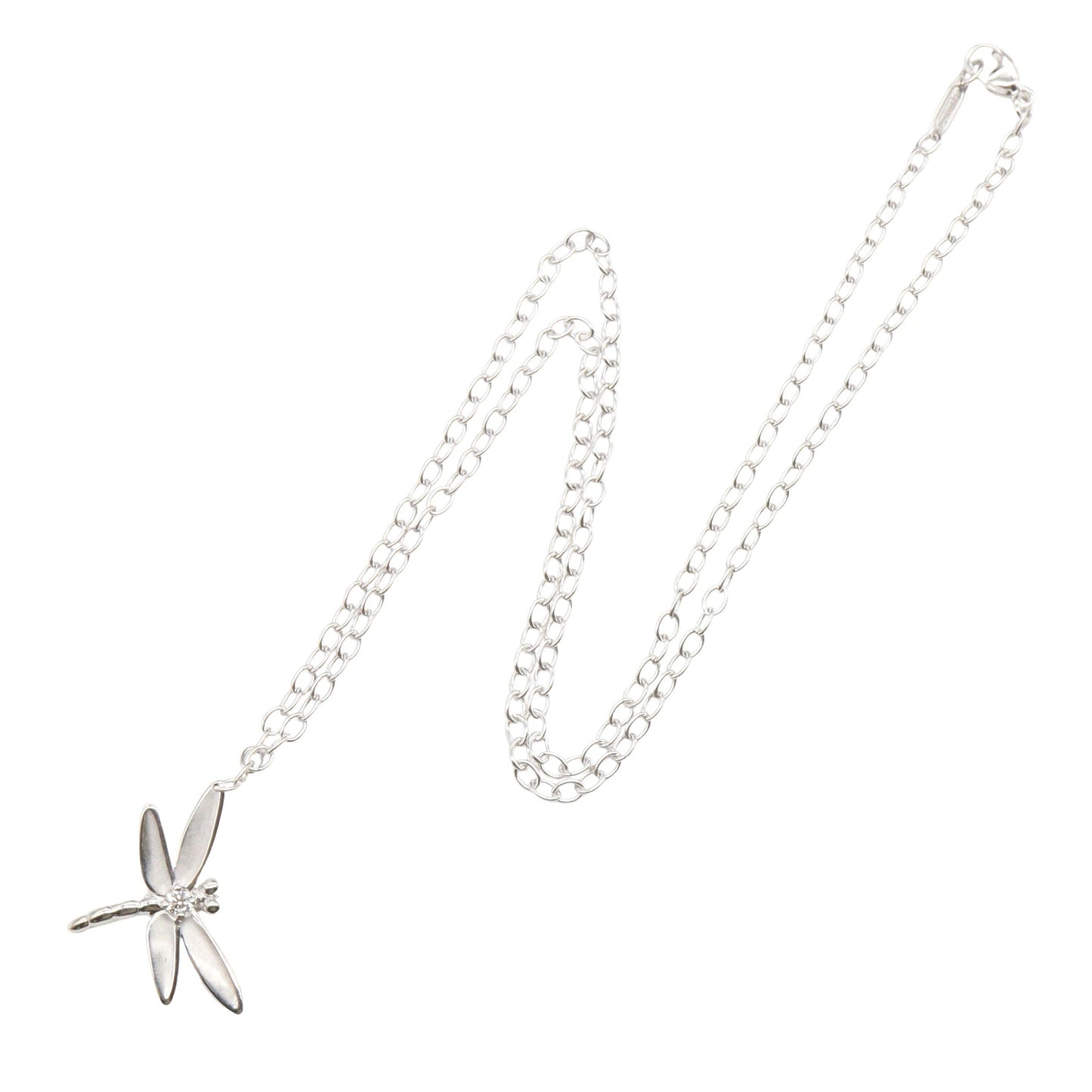 ダイヤ ドラゴンフライ ネックレス ネックレス K18WG ホワイトゴールド ティファニー アクセサリー TIFFANY & Co.