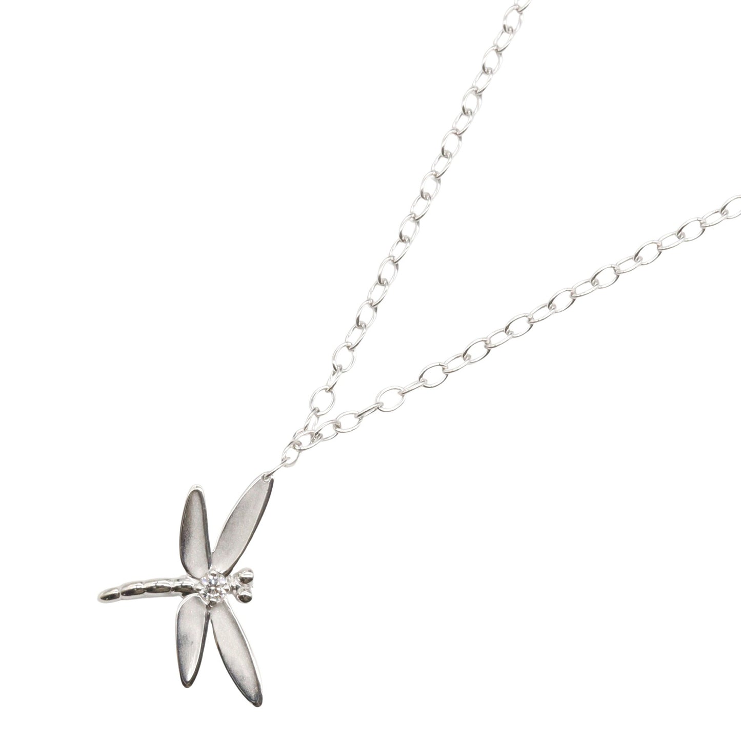 ダイヤ ドラゴンフライ ネックレス ネックレス K18WG ホワイトゴールド ティファニー アクセサリー TIFFANY & Co.