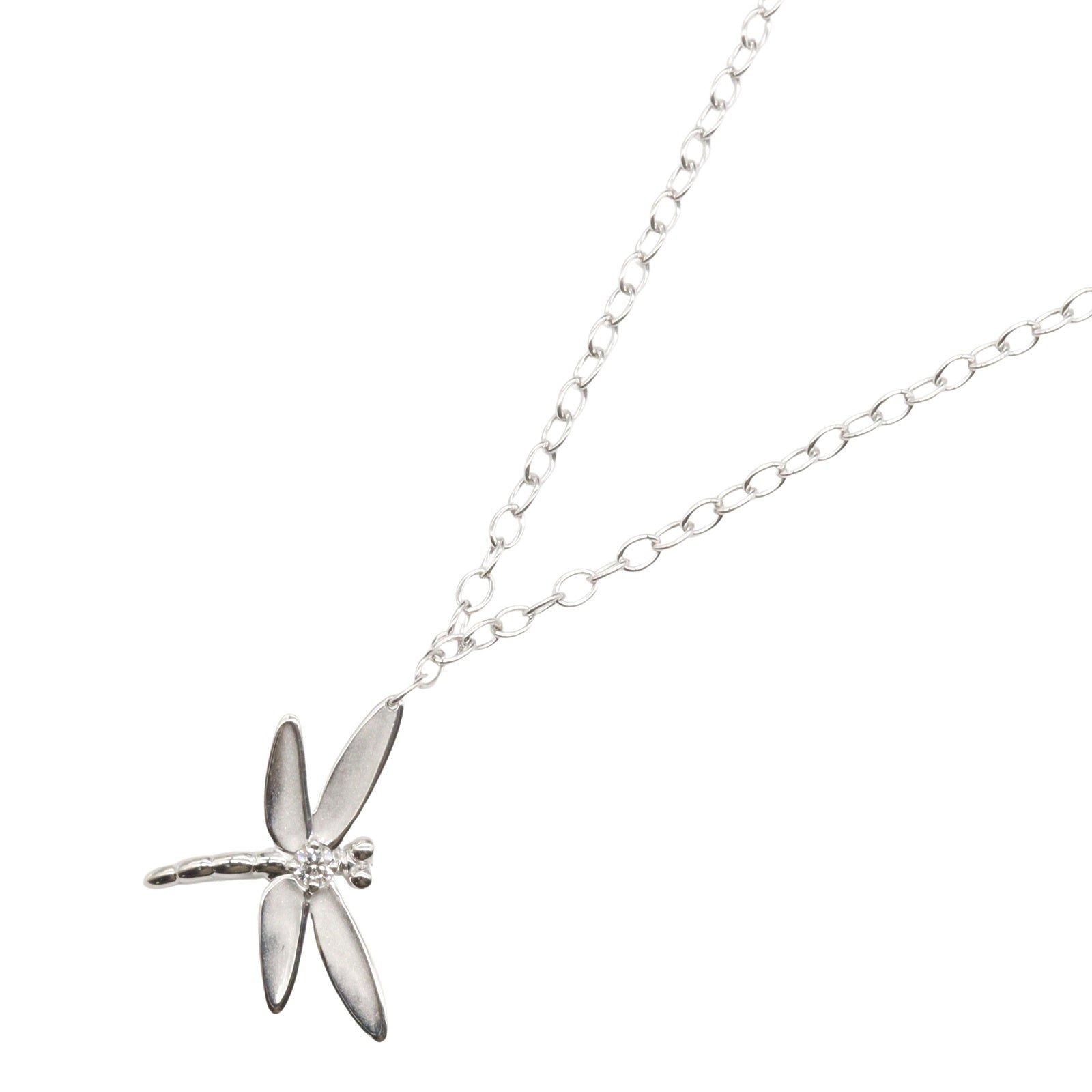 ダイヤ ドラゴンフライ ネックレス ネックレス K18WG ホワイトゴールド ティファニー アクセサリー TIFFANY & Co.