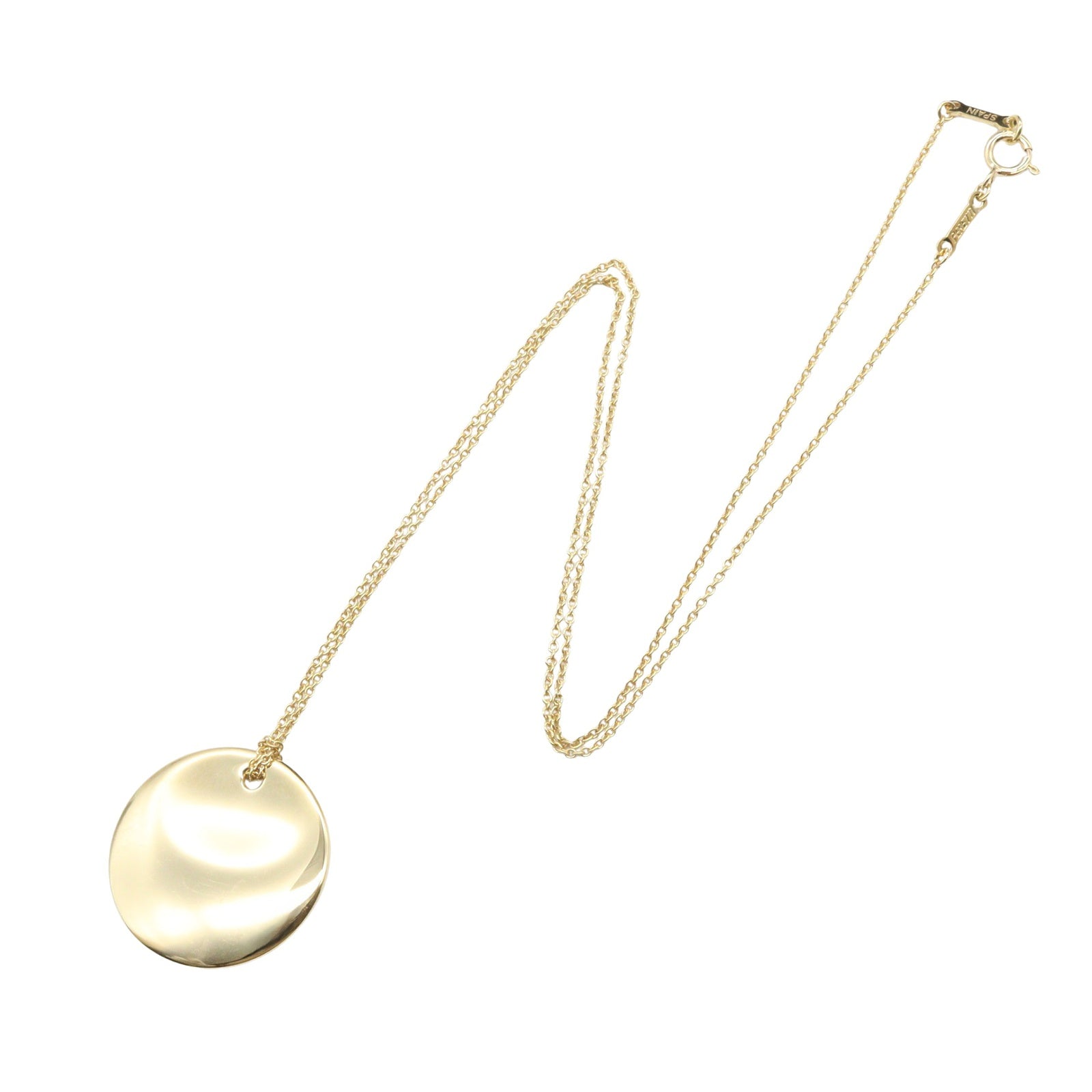ラウンド ネックレス ミディアム ネックレス K18YG イエローゴールド ティファニー アクセサリー TIFFANY & Co.