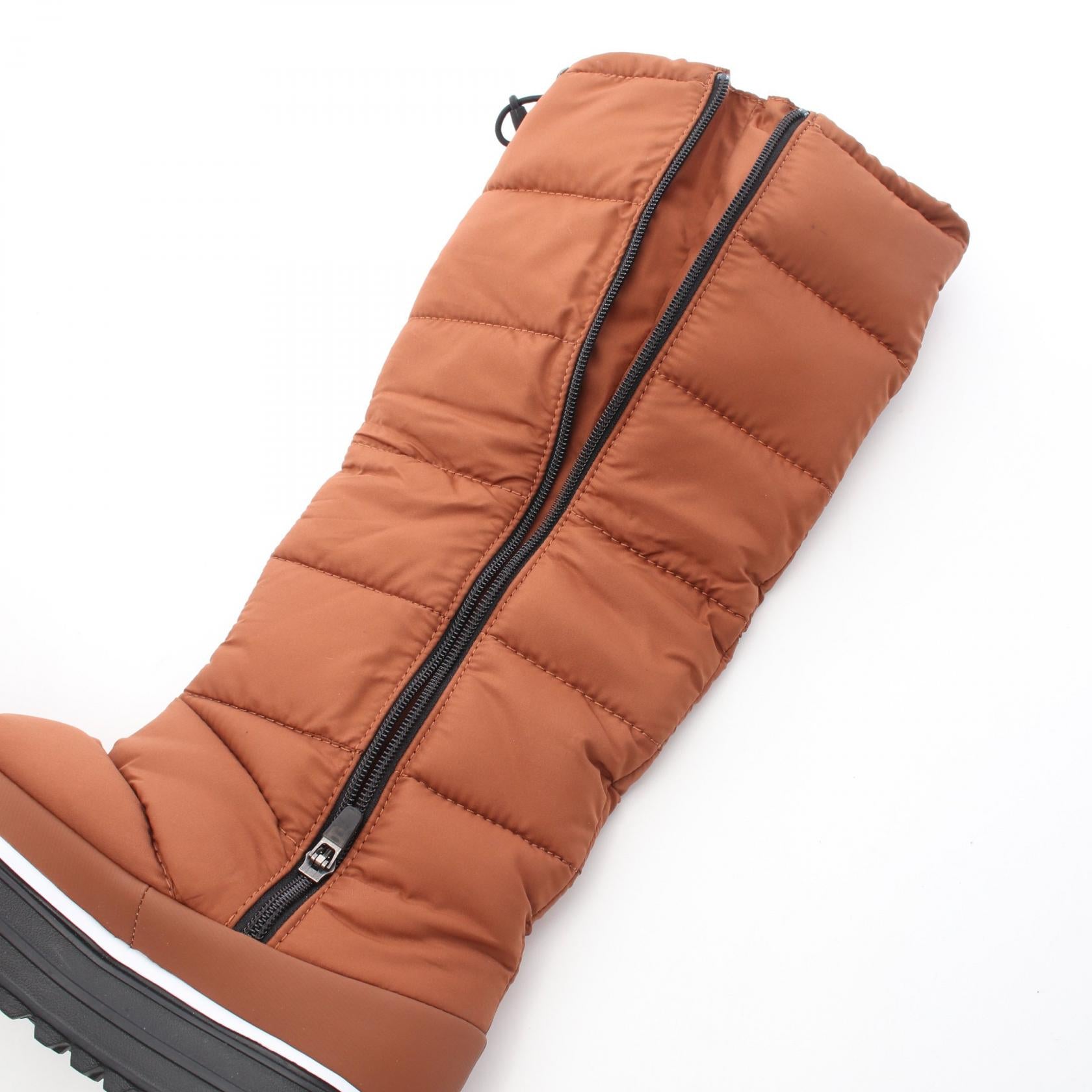 W BOOTIE CAMP X HI ダウン ロング ブーツ ナイロン ブラウン ザノースフェイス ホワイトレーベル シューズ THE NORTH FACE WHITE LABEL
