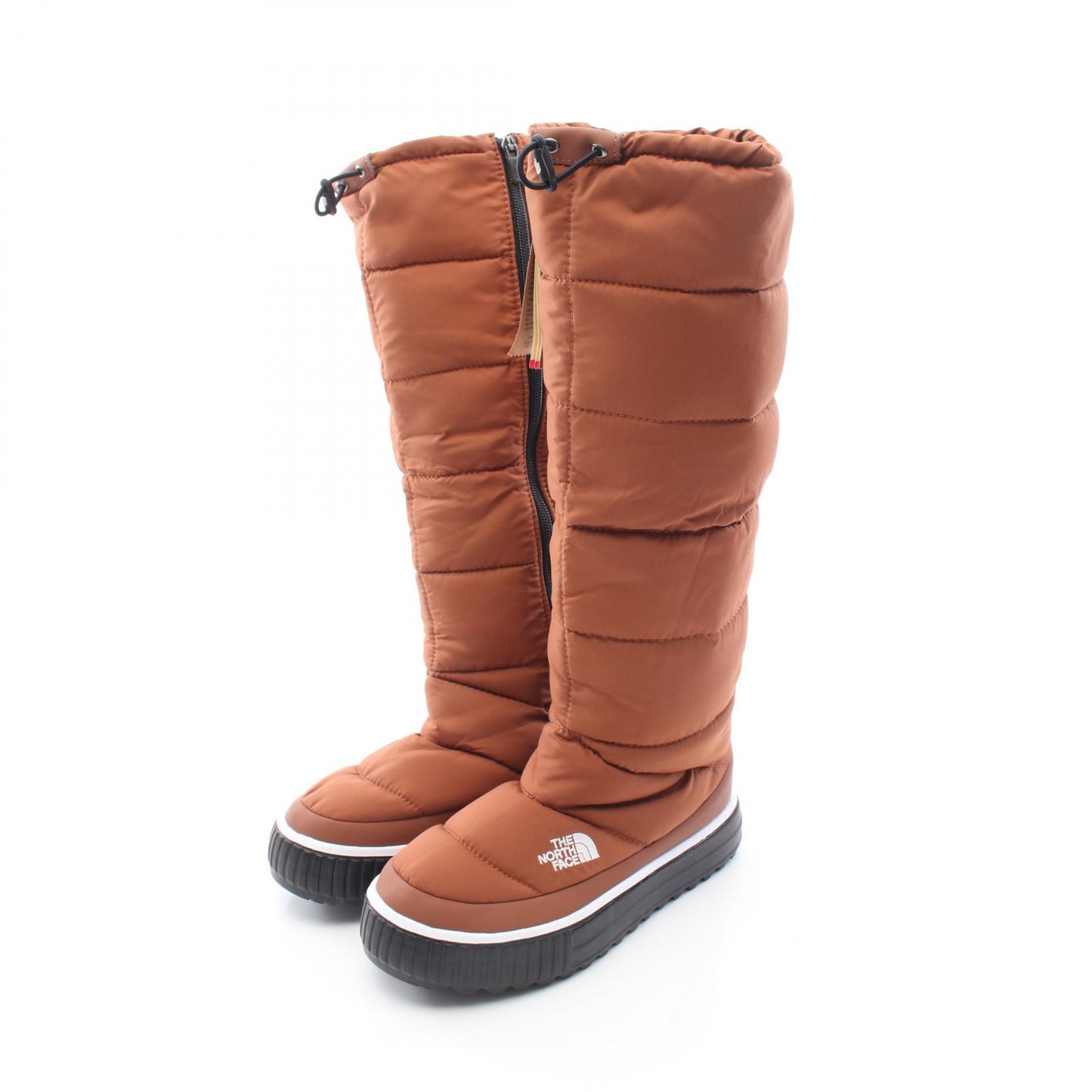 W BOOTIE CAMP X HI ダウン ロング ブーツ ナイロン ブラウン ザノースフェイス ホワイトレーベル シューズ THE NORTH FACE WHITE LABEL