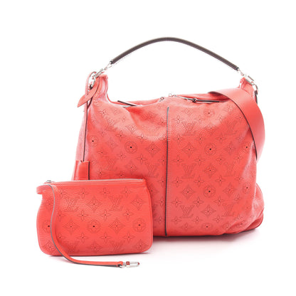セレネMM マヒナ コライユ 2WAY ショルダーバッグ レザー オレンジレッド ダークブラウン ルイヴィトン バッグ LOUIS VUITTON