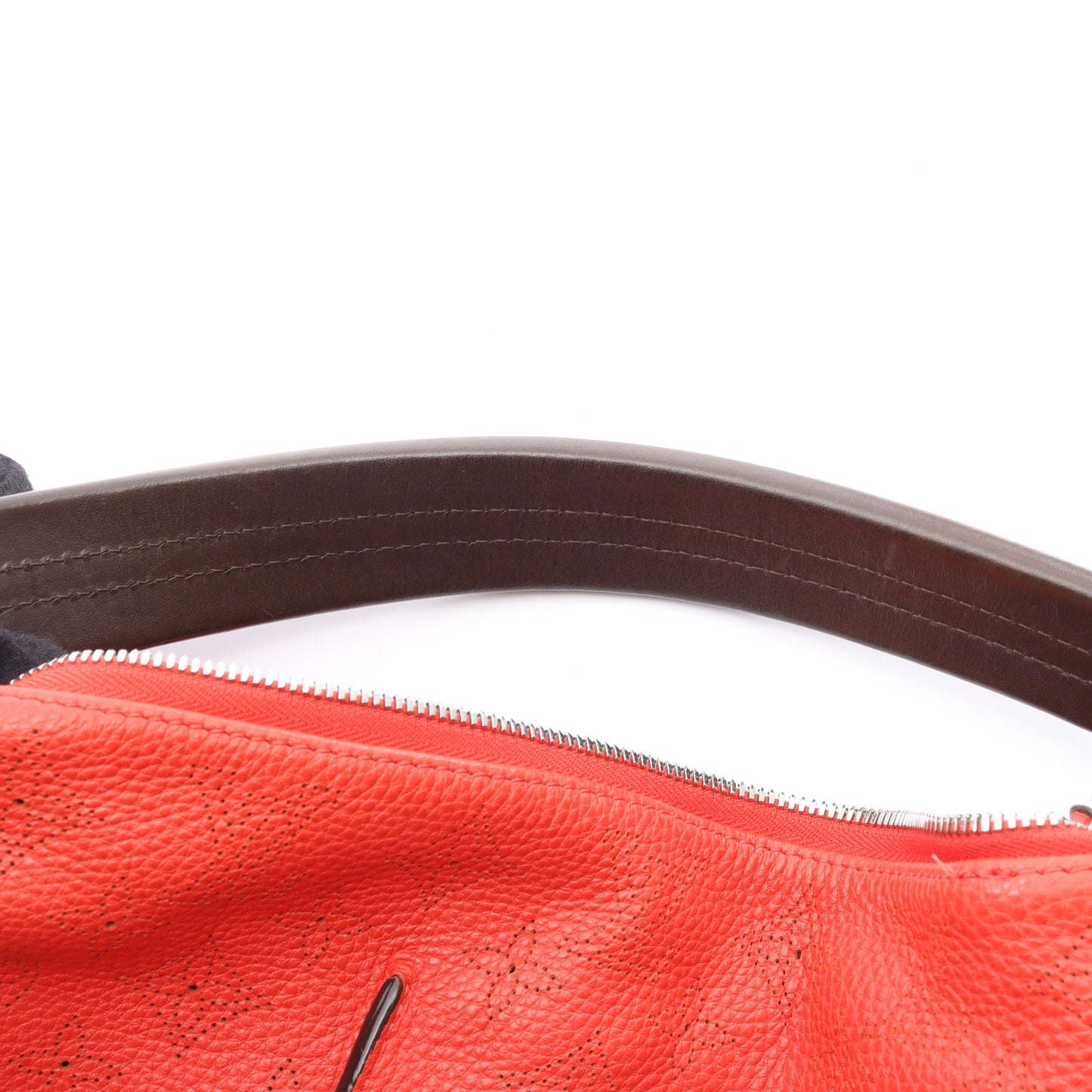 セレネMM マヒナ コライユ 2WAY ショルダーバッグ レザー オレンジレッド ダークブラウン ルイヴィトン バッグ LOUIS VUITTON