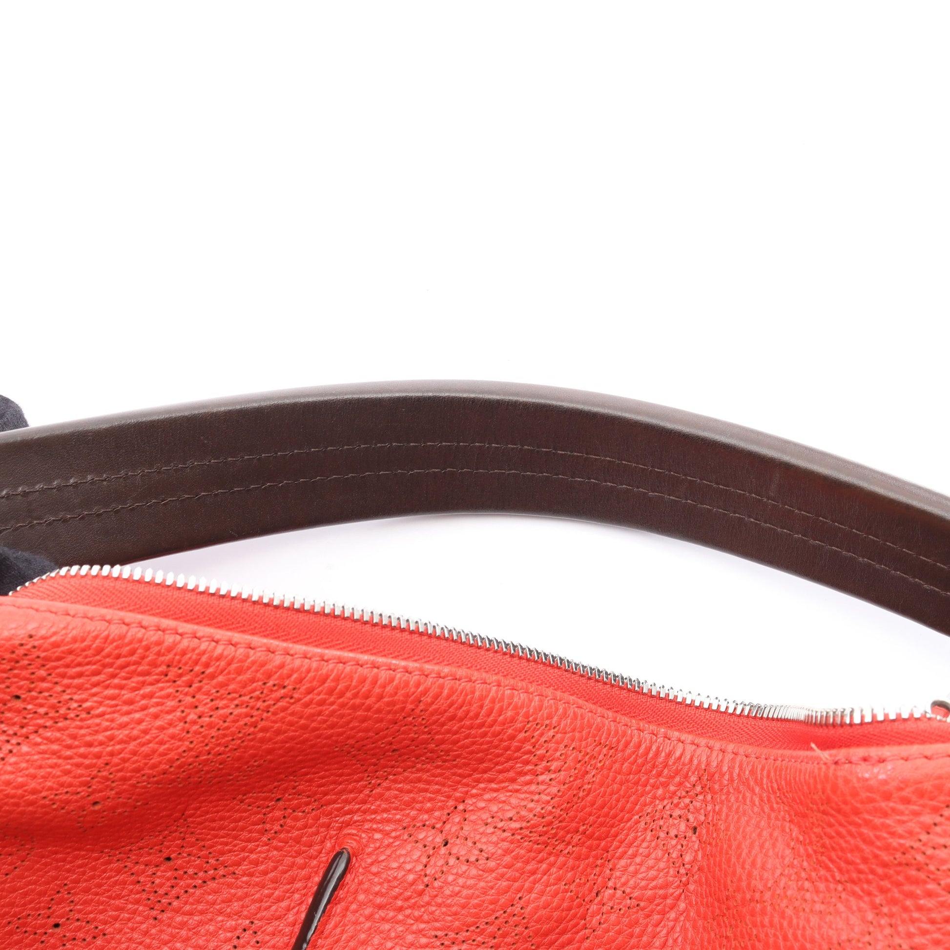 セレネMM マヒナ コライユ 2WAY ショルダーバッグ レザー オレンジレッド ダークブラウン ルイヴィトン バッグ LOUIS VUITTON