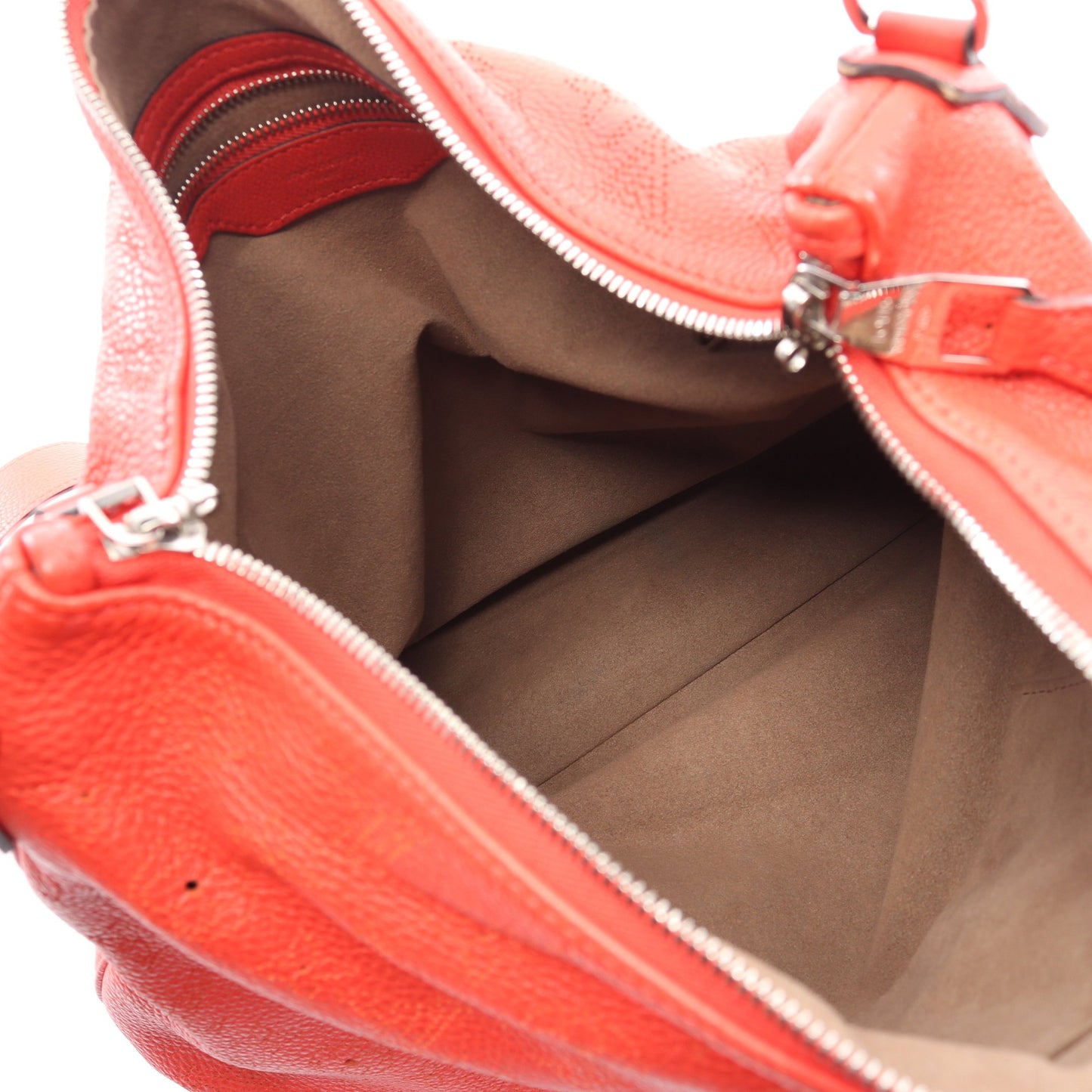 セレネMM マヒナ コライユ 2WAY ショルダーバッグ レザー オレンジレッド ダークブラウン ルイヴィトン バッグ LOUIS VUITTON
