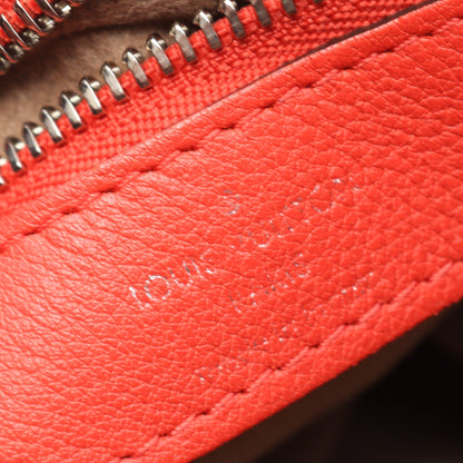 セレネMM マヒナ コライユ 2WAY ショルダーバッグ レザー オレンジレッド ダークブラウン ルイヴィトン バッグ LOUIS VUITTON