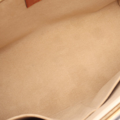 オンマイサイド モノグラムタフタージュ ガレ 2WAY ハンドバッグ レザー グレーベージュ ベージュ レッドブラウン ルイヴィトン バッグ LOUIS VUITTON