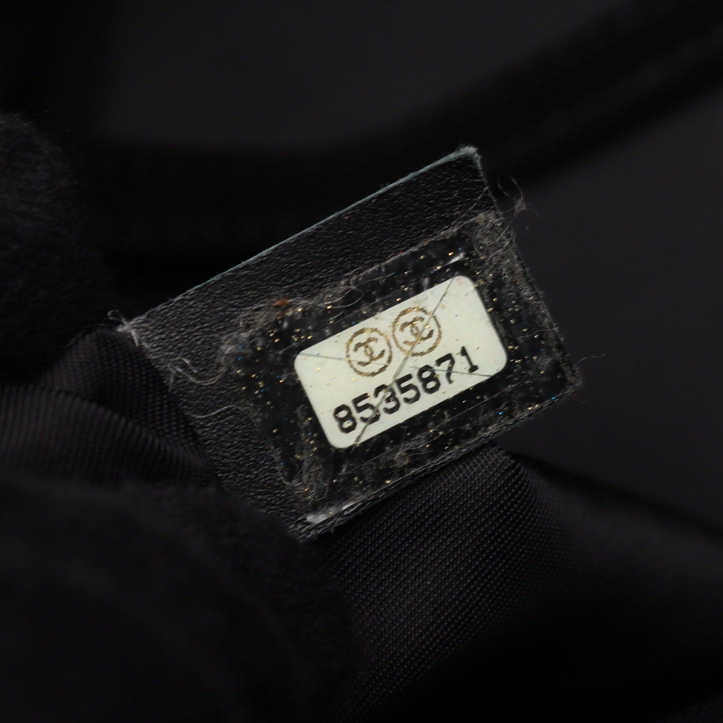 ニュートラベルラインMM ハンドバッグ トートバッグ ナイロンキャンバス レザー ブラック ゴールド金具 シャネル バッグ CHANEL