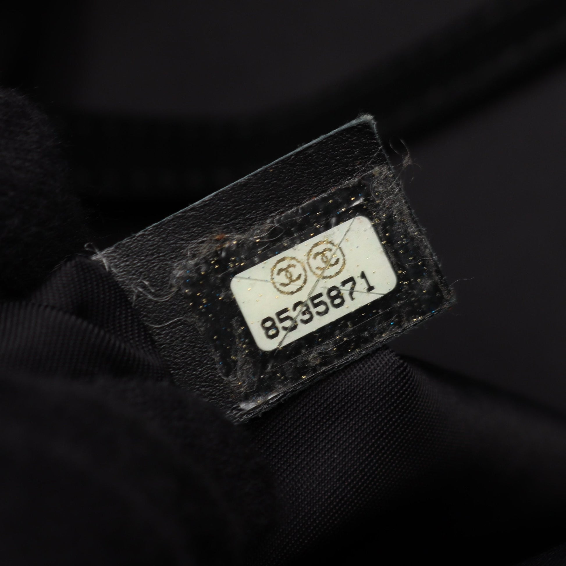 ニュートラベルラインMM ハンドバッグ トートバッグ ナイロンキャンバス レザー ブラック ゴールド金具 シャネル バッグ CHANEL