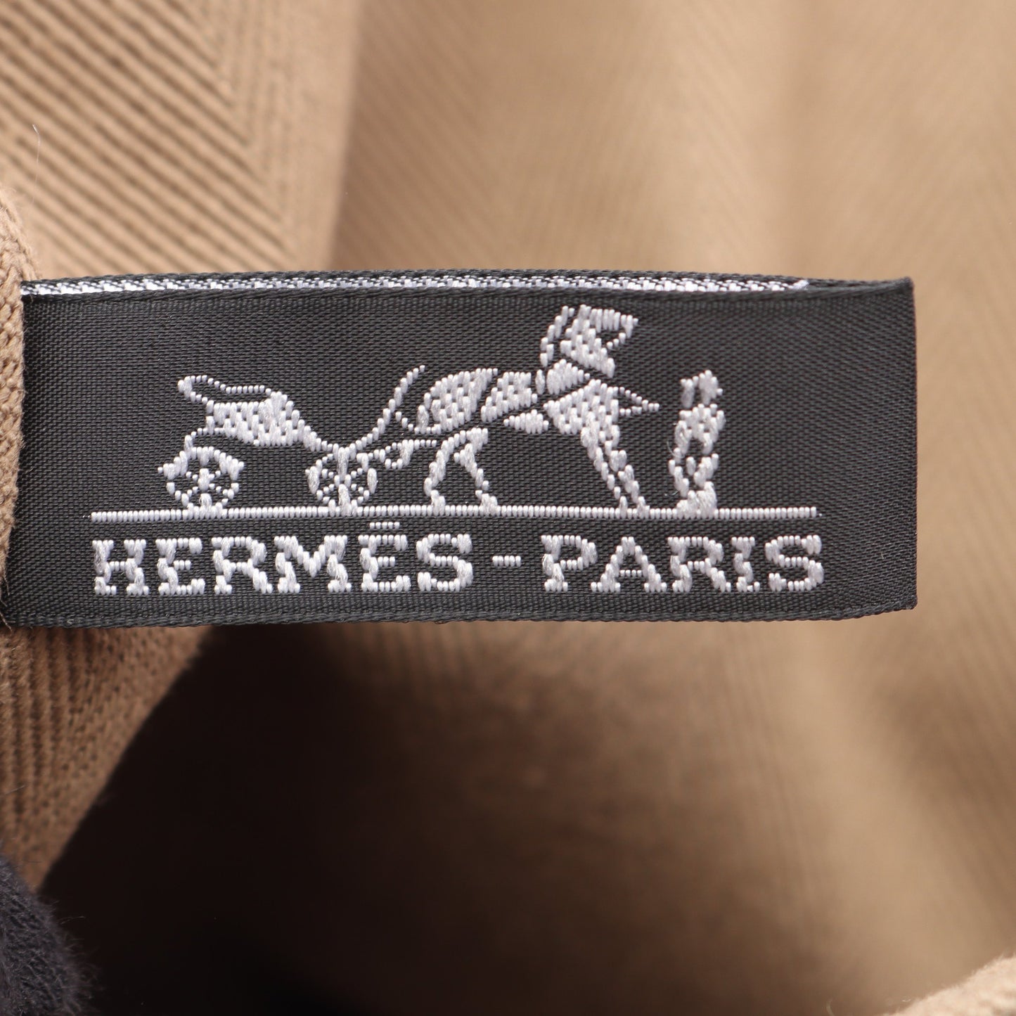 ヴァルパライソMM エトゥープ ハンドバッグ トワルシェブロン レザー グレーベージュ シルバー金具 エルメス バッグ HERMES