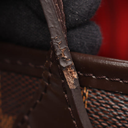 ネヴァーフルMM ダミエエベヌ スリーズ ショルダーバッグ トートバッグ PVC レザー ブラウン ルイヴィトン バッグ LOUIS VUITTON