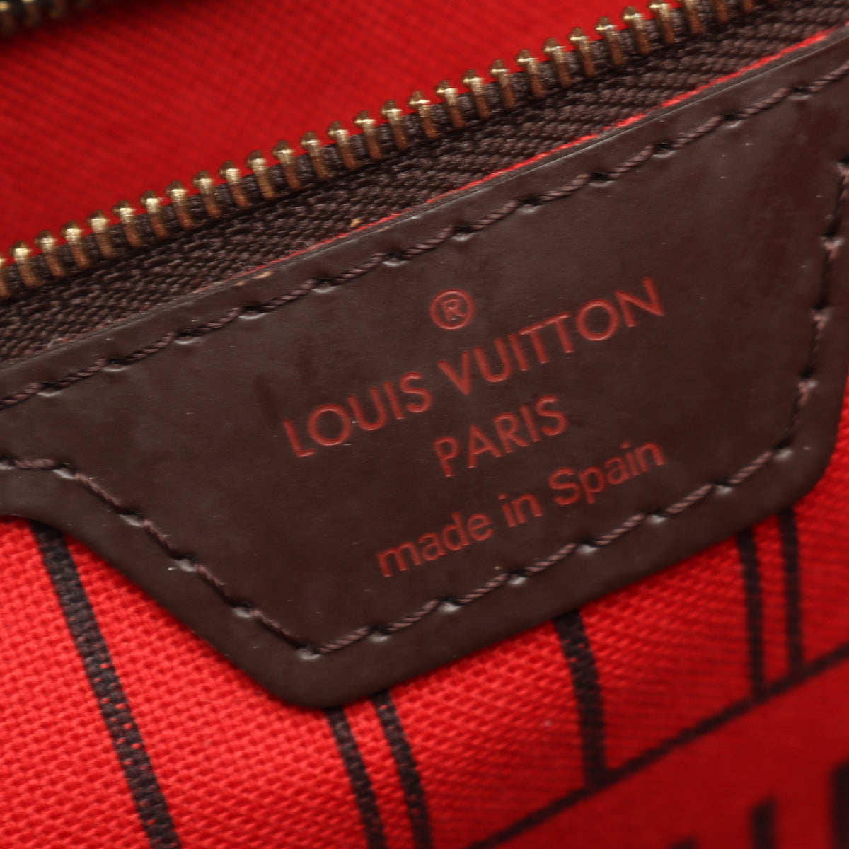 ネヴァーフルMM ダミエエベヌ スリーズ ショルダーバッグ トートバッグ PVC レザー ブラウン ルイヴィトン バッグ LOUIS VUITTON