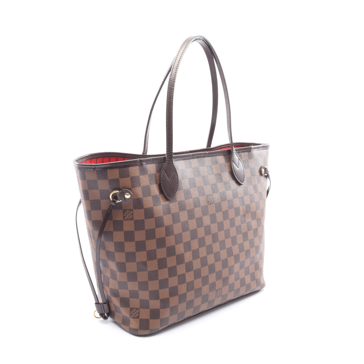 ネヴァーフルMM ダミエエベヌ スリーズ ショルダーバッグ トートバッグ PVC レザー ブラウン ルイヴィトン バッグ LOUIS VUITTON