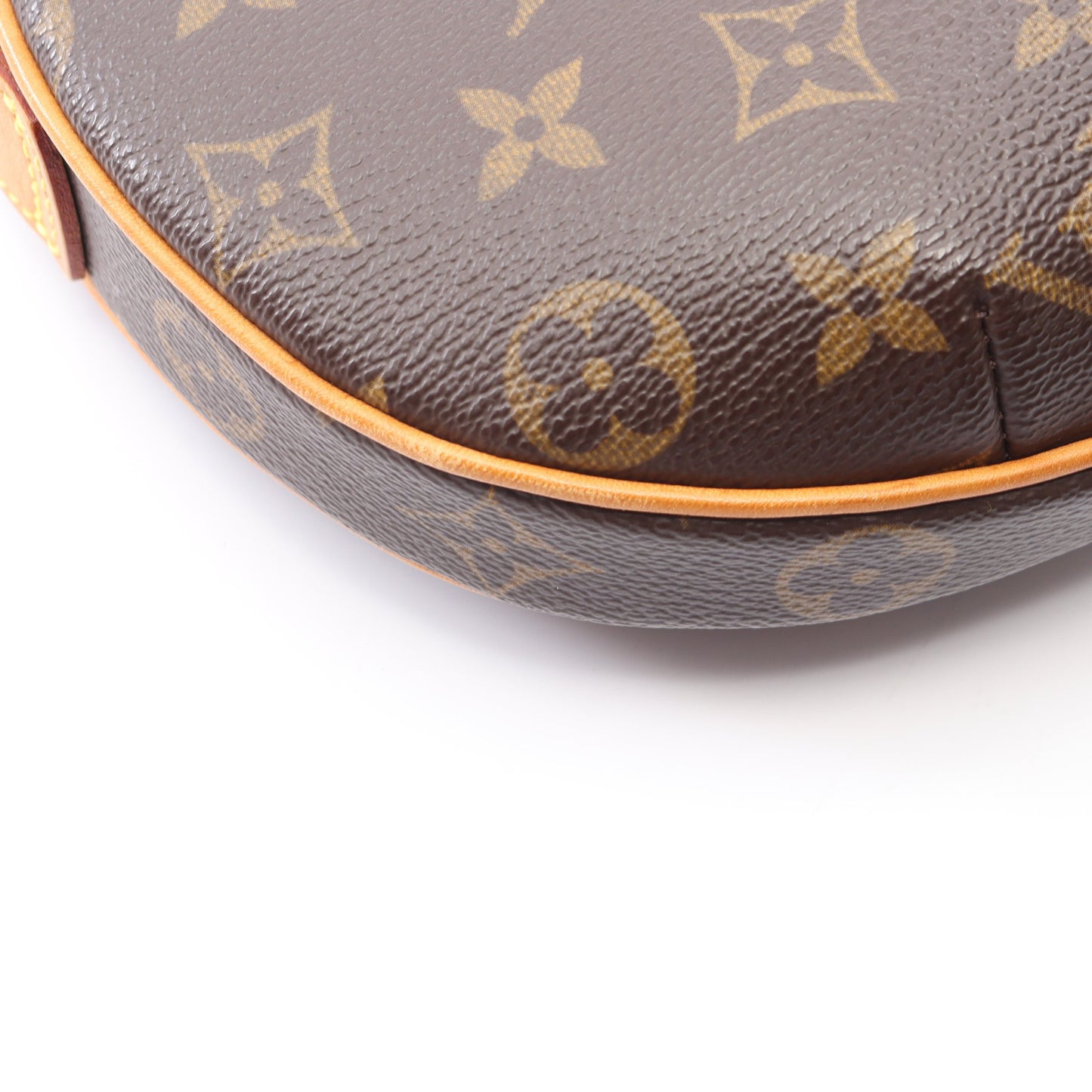 ポシェットクロワッサン モノグラム ショルダーバッグ PVC レザー ブラウン ルイヴィトン バッグ LOUIS VUITTON