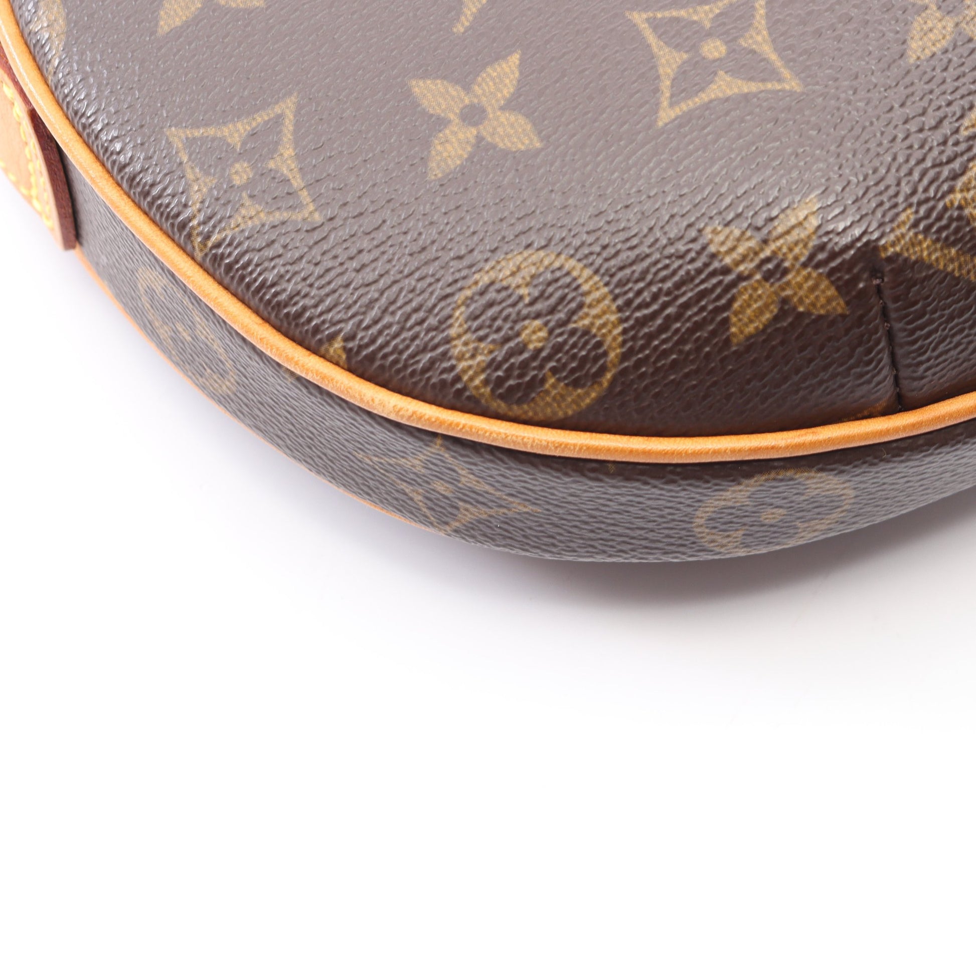 ポシェットクロワッサン モノグラム ショルダーバッグ PVC レザー ブラウン ルイヴィトン バッグ LOUIS VUITTON