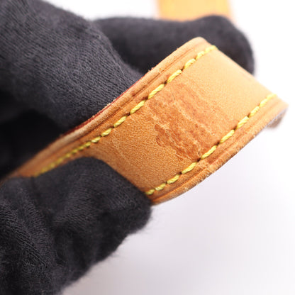 ポシェットクロワッサン モノグラム ショルダーバッグ PVC レザー ブラウン ルイヴィトン バッグ LOUIS VUITTON