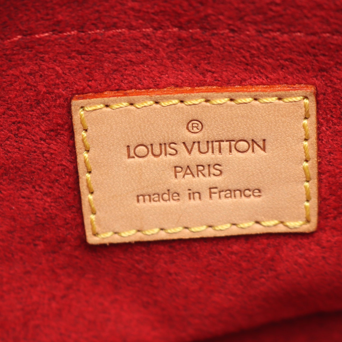 ポシェットクロワッサン モノグラム ショルダーバッグ PVC レザー ブラウン ルイヴィトン バッグ LOUIS VUITTON