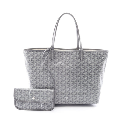 サンルイPM ハンドバッグ トートバッグ コーティングキャンバス レザー グレー ゴヤール バッグ GOYARD