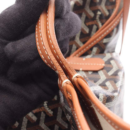 サンルイPM ハンドバッグ トートバッグ コーティングキャンバス レザー ブラック ブラウン マルチカラー ゴヤール バッグ GOYARD