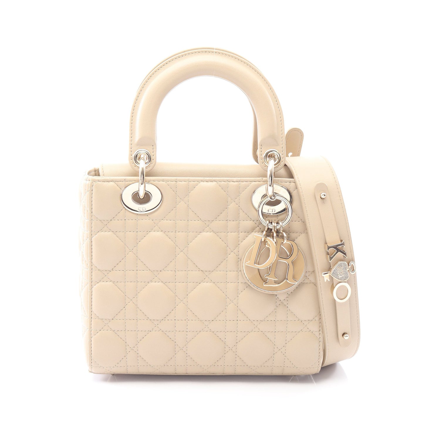 LADY DIOR MY ABCDIOR レディディオール スモール カナージュ 2WAY 