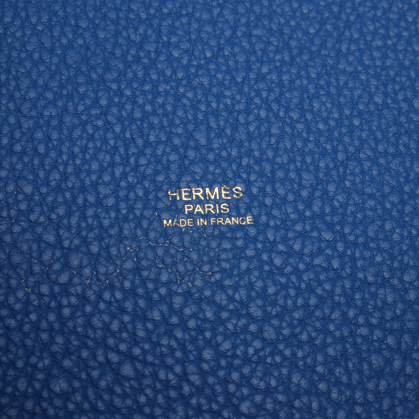 ピコタンロックMM ブルードガリス ハンドバッグ トリヨンクレマンス ブルー ゴールド金具 Z刻印 エルメス バッグ HERMES