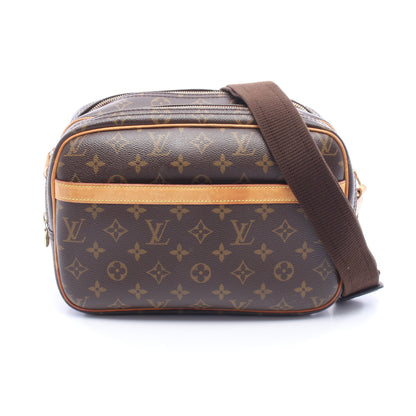 リポーターPM モノグラム ショルダーバッグ PVC レザー ブラウン ルイヴィトン バッグ LOUIS VUITTON