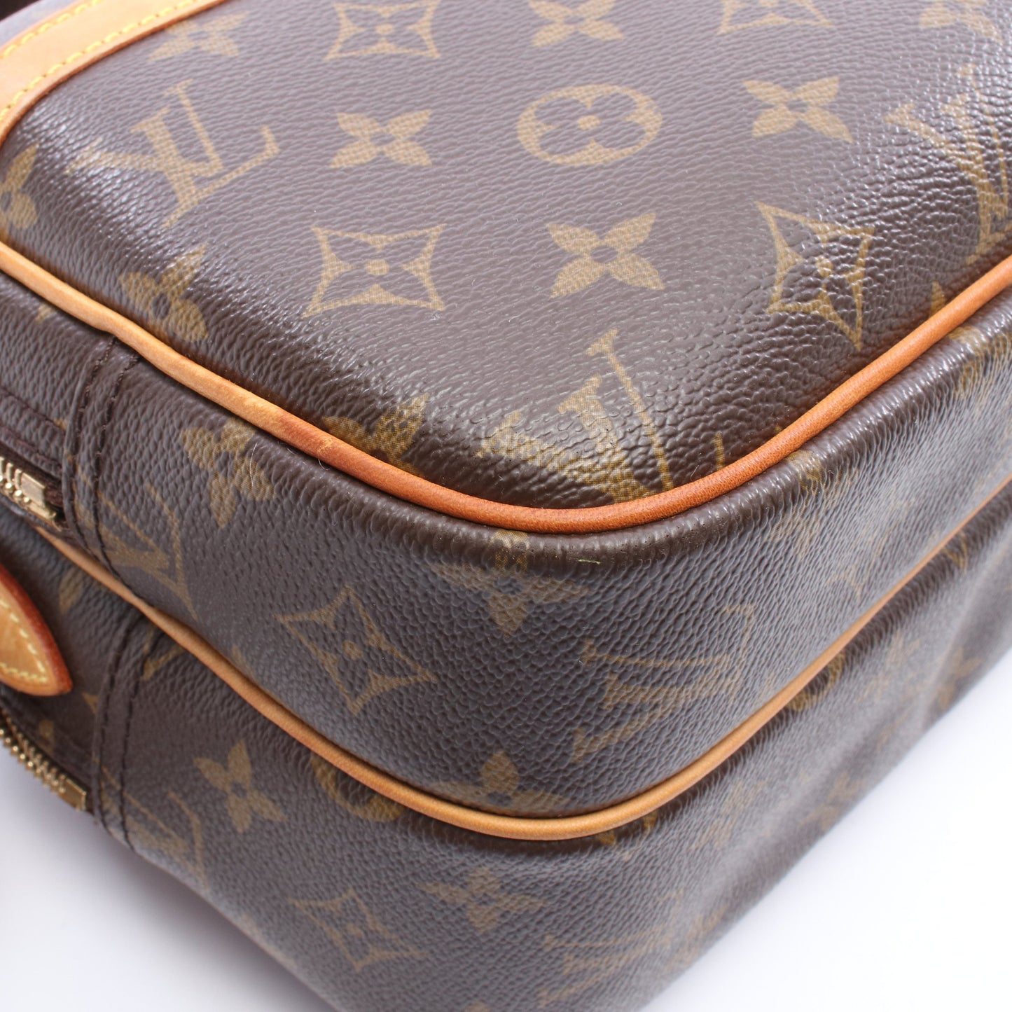 リポーターPM モノグラム ショルダーバッグ PVC レザー ブラウン ルイヴィトン バッグ LOUIS VUITTON