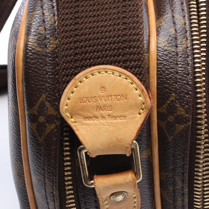 リポーターPM モノグラム ショルダーバッグ PVC レザー ブラウン ルイヴィトン バッグ LOUIS VUITTON