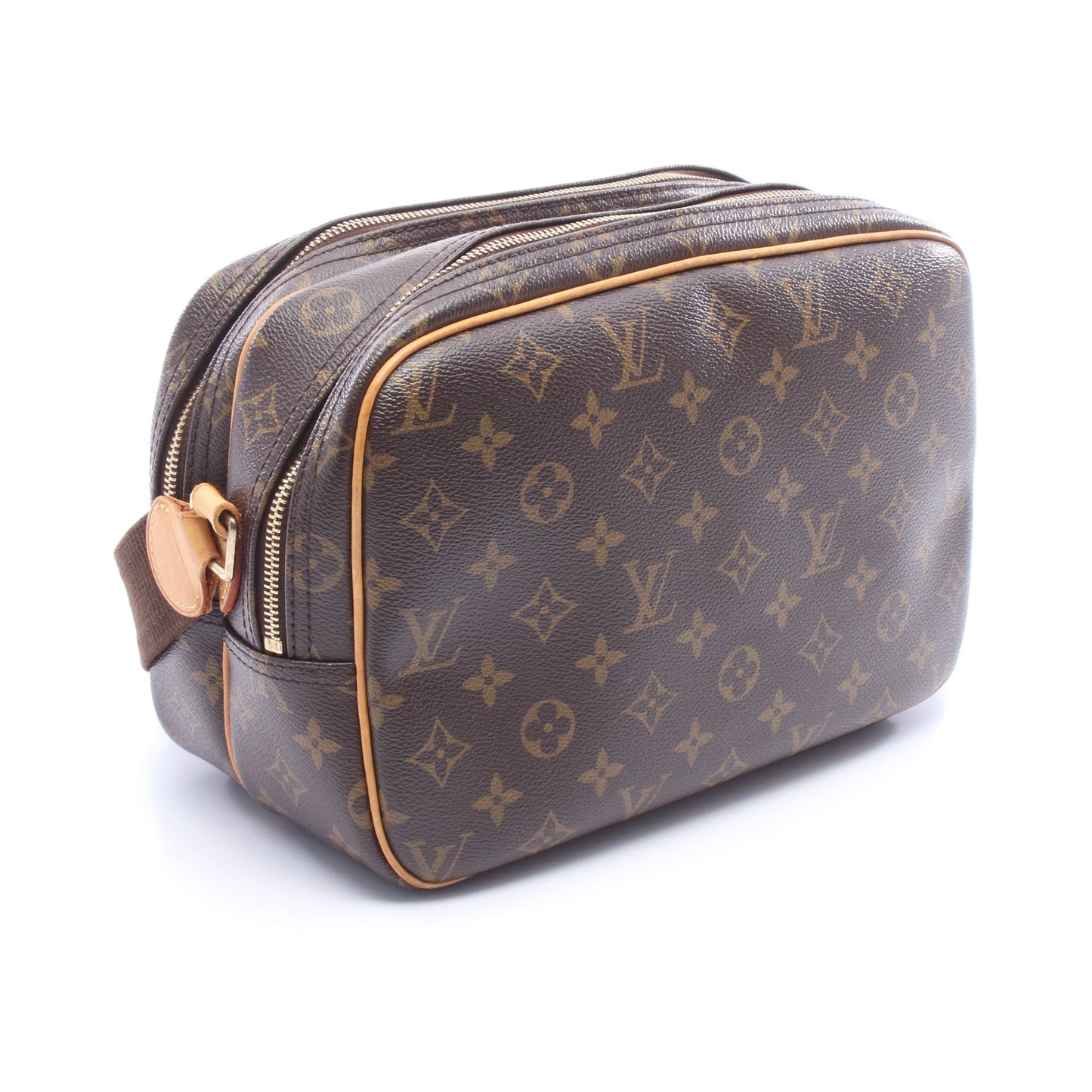 リポーターPM モノグラム ショルダーバッグ PVC レザー ブラウン ルイヴィトン バッグ LOUIS VUITTON