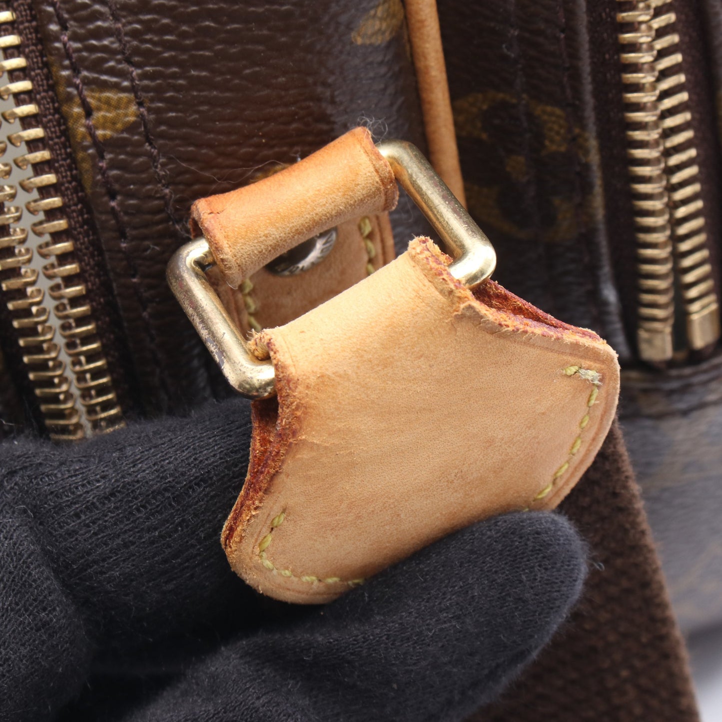 リポーターPM モノグラム ショルダーバッグ PVC レザー ブラウン ルイヴィトン バッグ LOUIS VUITTON