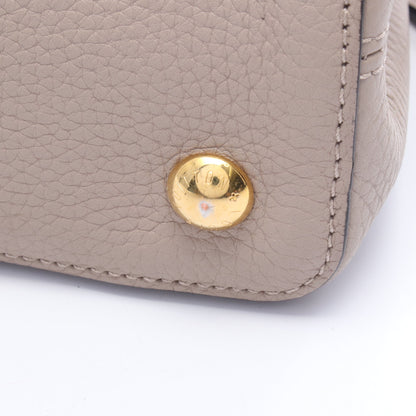 カプシーヌMM ガレ 2WAY ハンドバッグ レザー グレーベージュ ルイヴィトン バッグ LOUIS VUITTON
