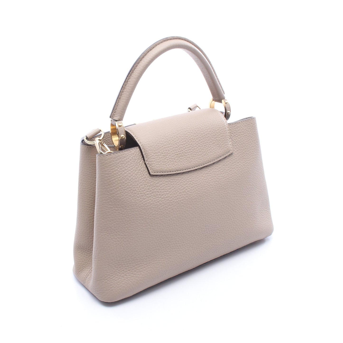 カプシーヌMM ガレ 2WAY ハンドバッグ レザー グレーベージュ ルイヴィトン バッグ LOUIS VUITTON