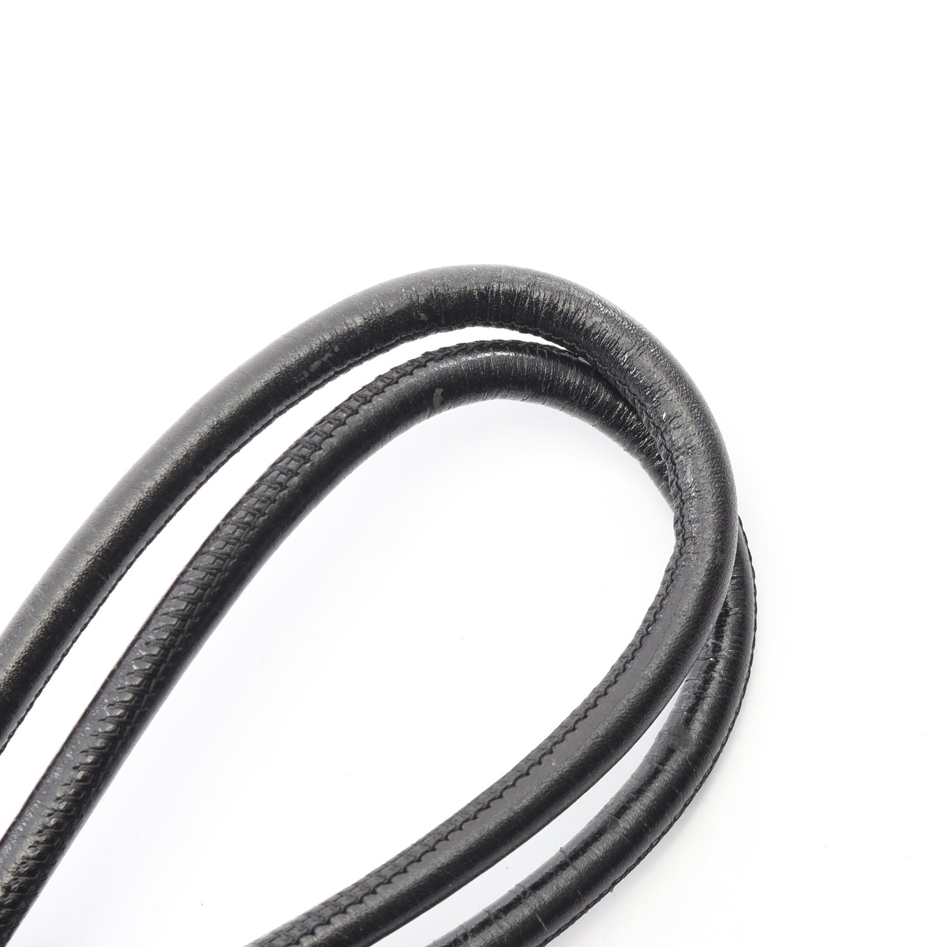 カンボンライン スモール ショルダーバッグ レザー ブラック ホワイト シルバー金具 シャネル バッグ CHANEL
