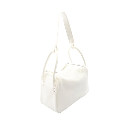 リンディ26 ショルダーバッグ トリヨンクレマンス ホワイト シルバー金具 □M刻印 エルメス バッグ HERMES
