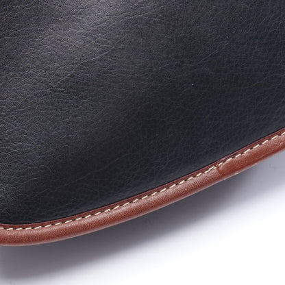 ショルダーバッグ レザー ネイビー ブラウン セリーヌ バッグ CELINE