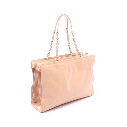 チェーンハンドバッグ チェーントートバッグ レザー ベージュ ボッテガヴェネタ バッグ BOTTEGA VENETA