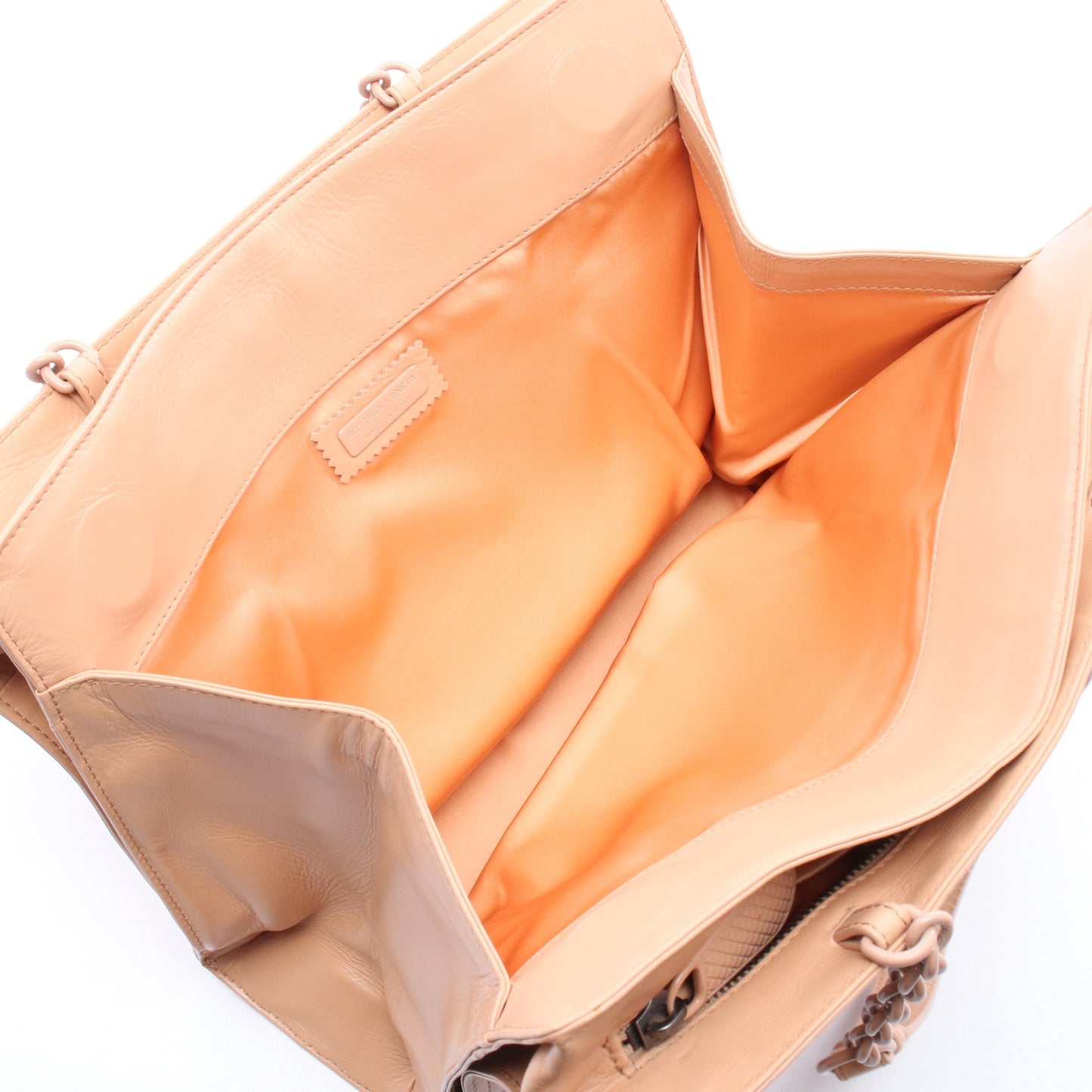 チェーンハンドバッグ チェーントートバッグ レザー ベージュ ボッテガヴェネタ バッグ BOTTEGA VENETA